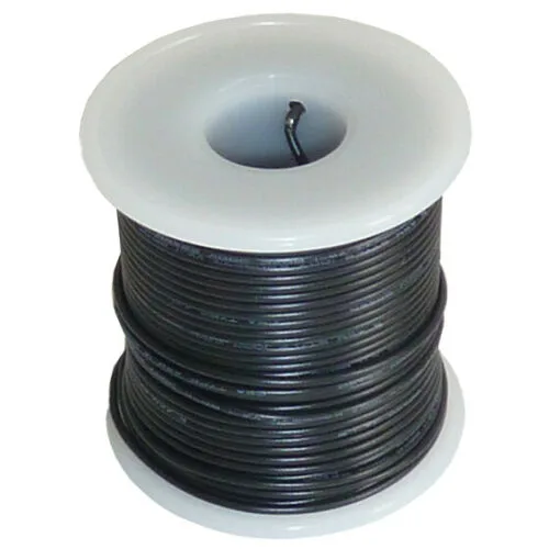 Electronix Express Electronix Express 18 Gauge Stranded Hookup Wire Black 100 Feet — product photo