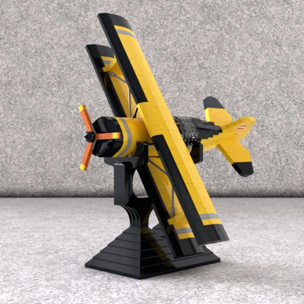 ZITIANYOUBUILD ZITIANYOUBUILD MOC-137128 Aerobatic Biplane 1460 Parts — product photo
