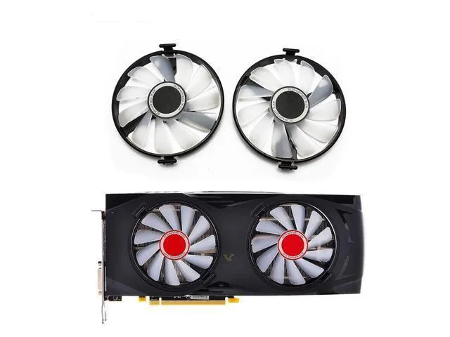 SXDOOL SXDOOL FDC10U12S9-C vga cooling fan pair for Radeon R7 370 RX 460 470 480 570 580 — product photo