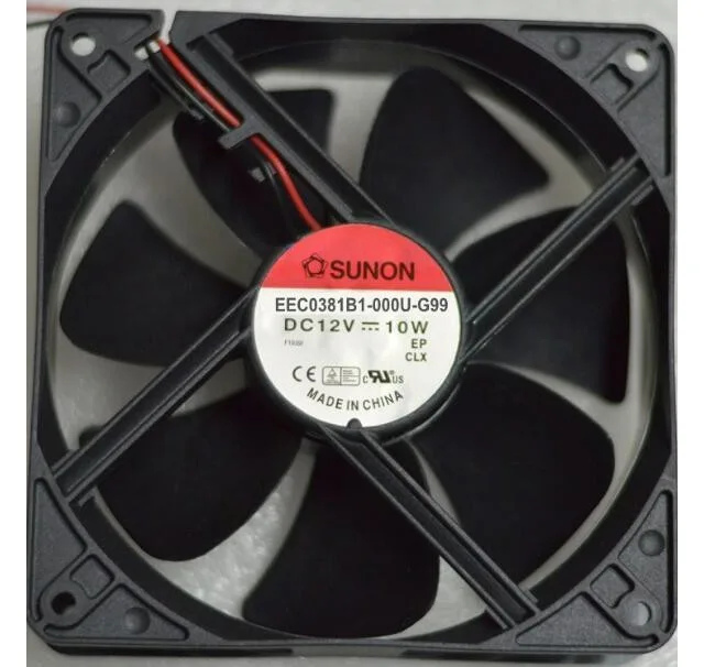 Fans Fans EEC0381B1-000C-A99Brand case fan 120×120×38 mm 12V 2.9 W 2100 RPM 93 CFM 37 dB-A — product photo