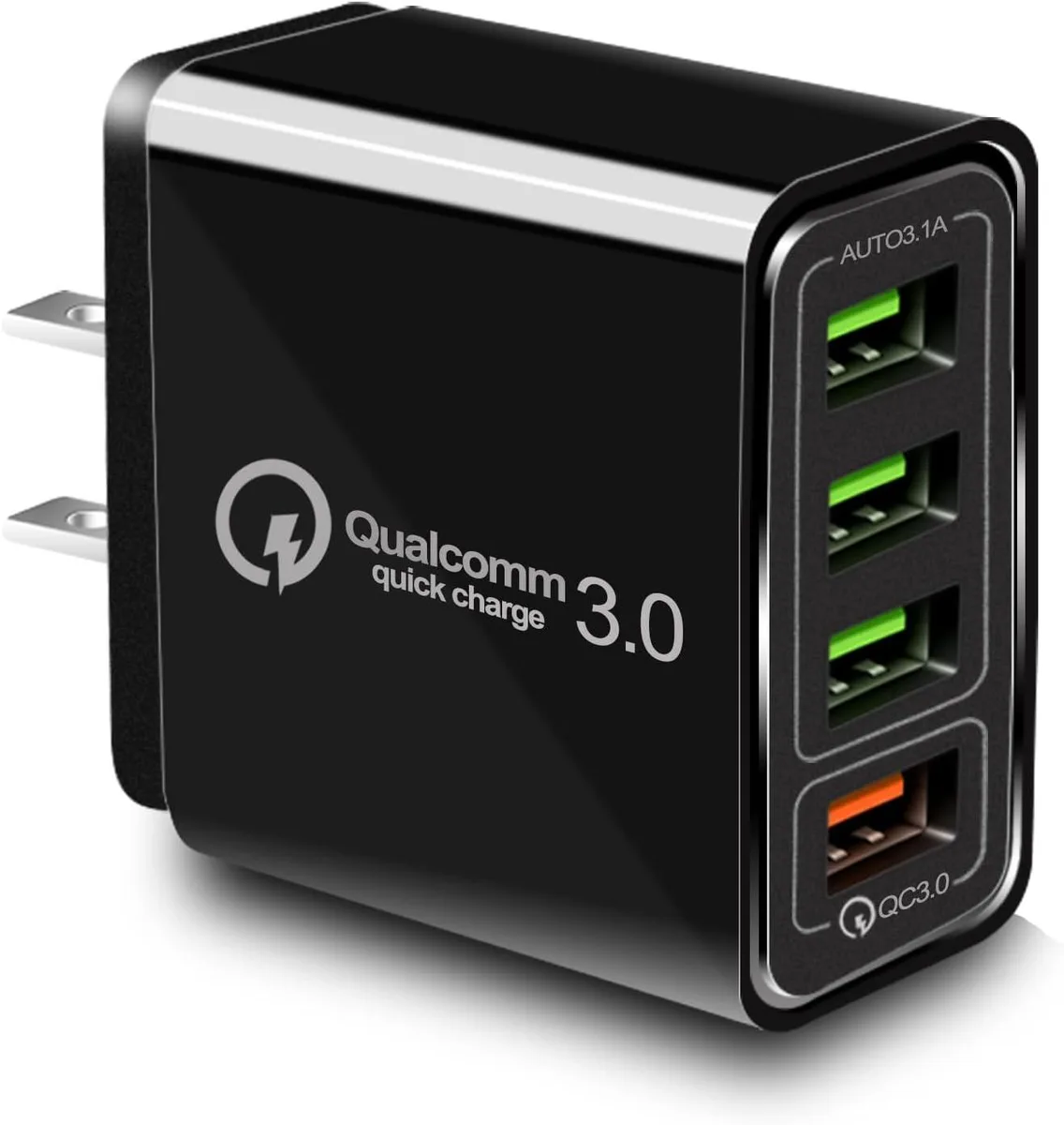 ONITOON ONITOON 40W QC3.0 4-Port USB Wall Charger with LED Light — product photo