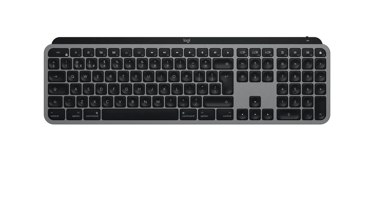 Logitech Logitech MX Keys S for Mac 920-011621 Space Gray keyboard — product photo