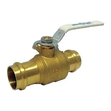 Milwaukee Valve Milwaukee Valve UPBA-480B 1-1/2" Press Brass Ball Valve Inline — product photo