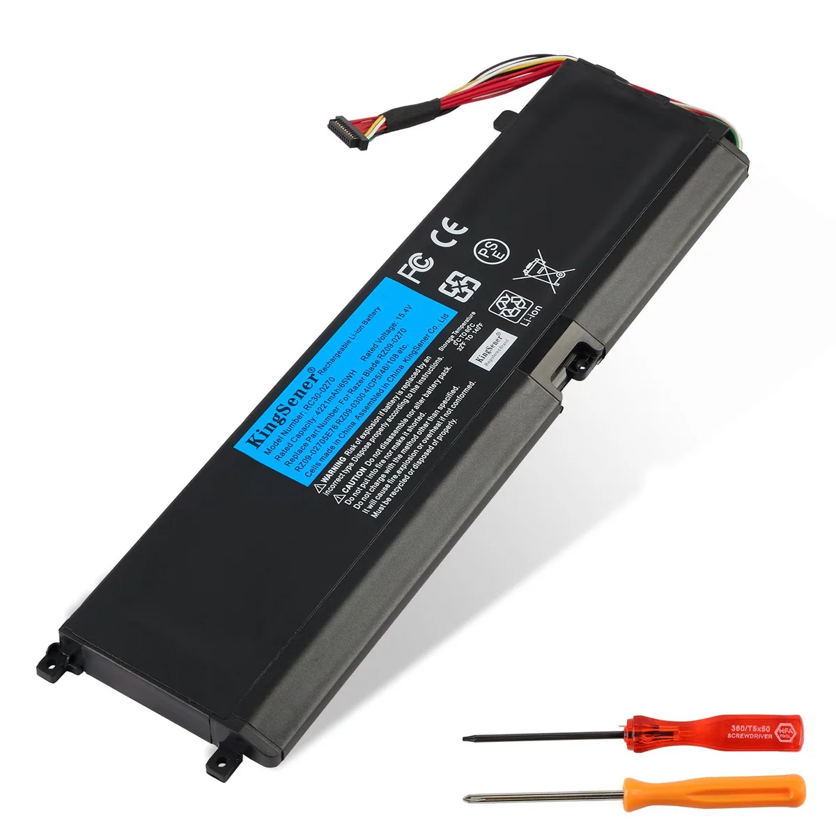 KingSener KingSener RC30-0270 laptop battery 4221mAh 65WH 15.4V 6-cell for Razer Blade 15 Base Stealth 2018 — product photo