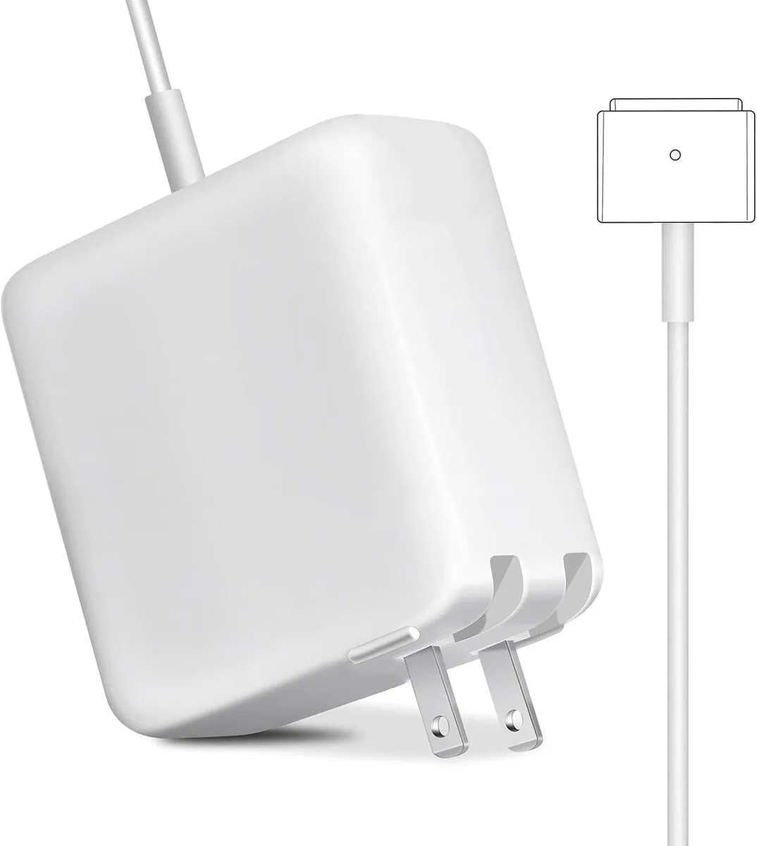 FORIDA FORIDA 45W T-Tip AC Adapter for MacBook Air 11/13" 2012-2017 — product photo