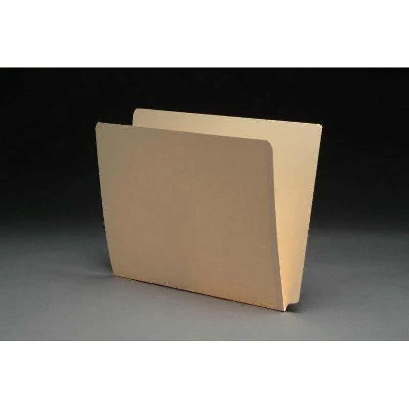 BSP FIling BSP FIling 14pt Manila File Folder Full Cut 2-Ply End Tab Letter Size SFI Style 9 Drop Front Box of 50 — product photo