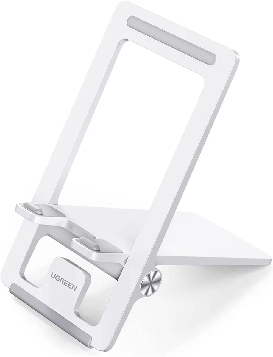 UGREEN UGREEN Foldable Adjustable Phone Mount White 6S Ultra S10 Portable — product photo