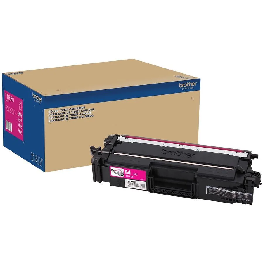 Brother Brother TNE80M Super High Yield Magenta Toner Cartridge 12000 Pages — product photo