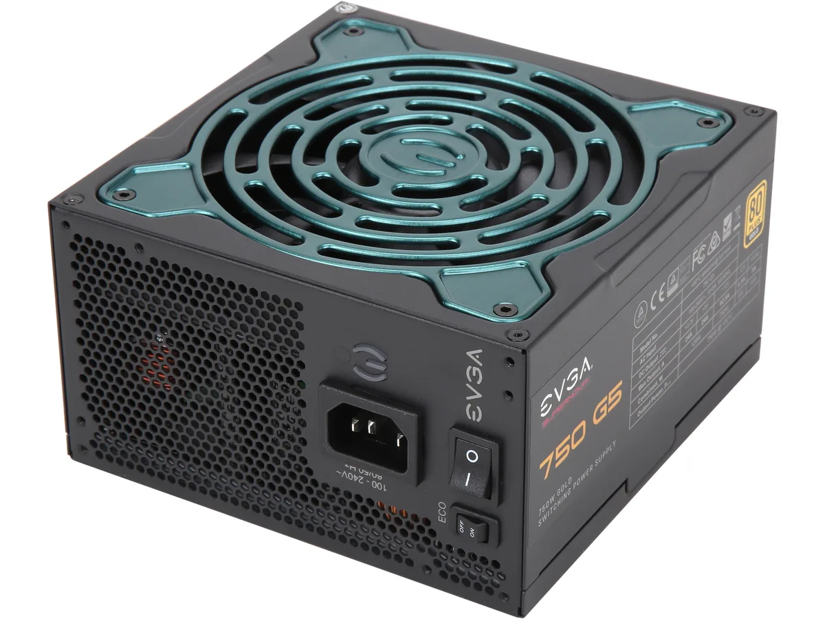 EVGA EVGA SuperNOVA 750 G5 220-G5-0750-X1 power supply — product photo