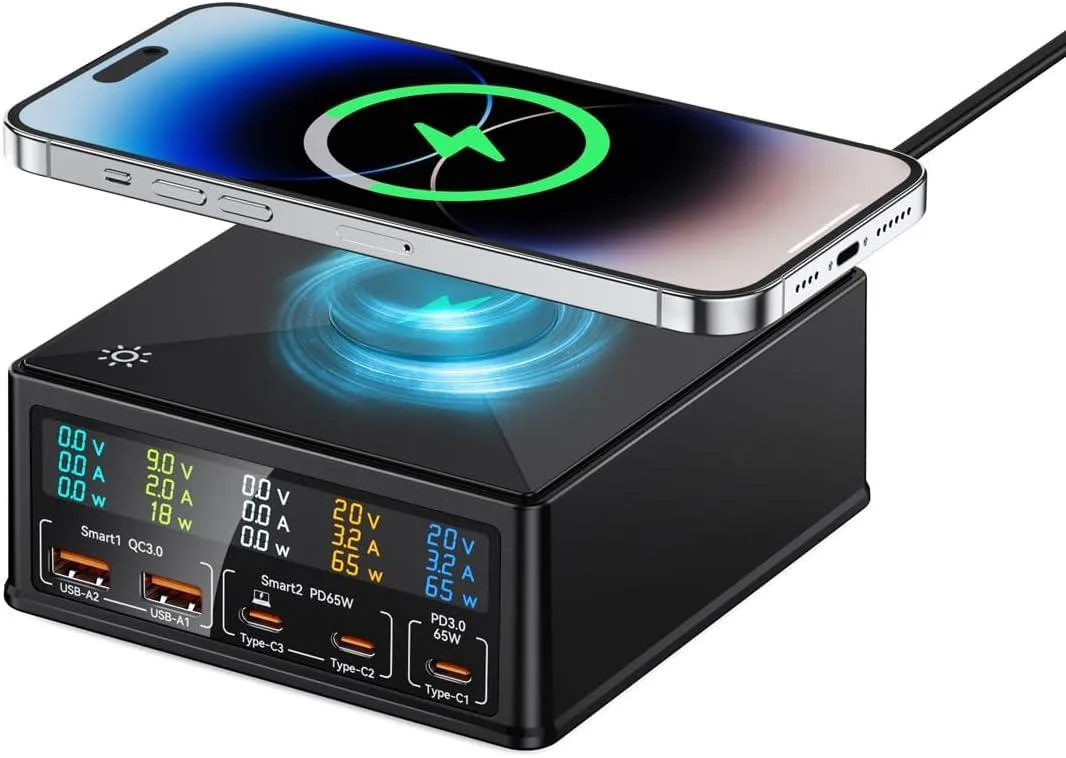LUOM LUOM CS160W 160W 5-Port Desktop Charger — product photo