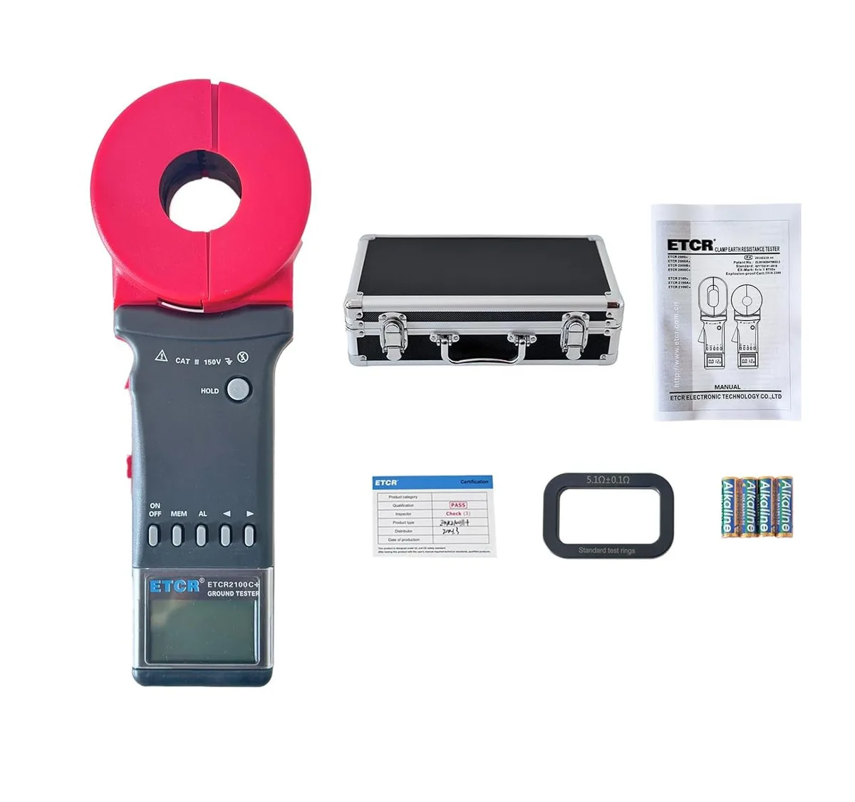 ETCR ETCR 2100C+ Clamp Earth Ground Resistance Tester — product photo