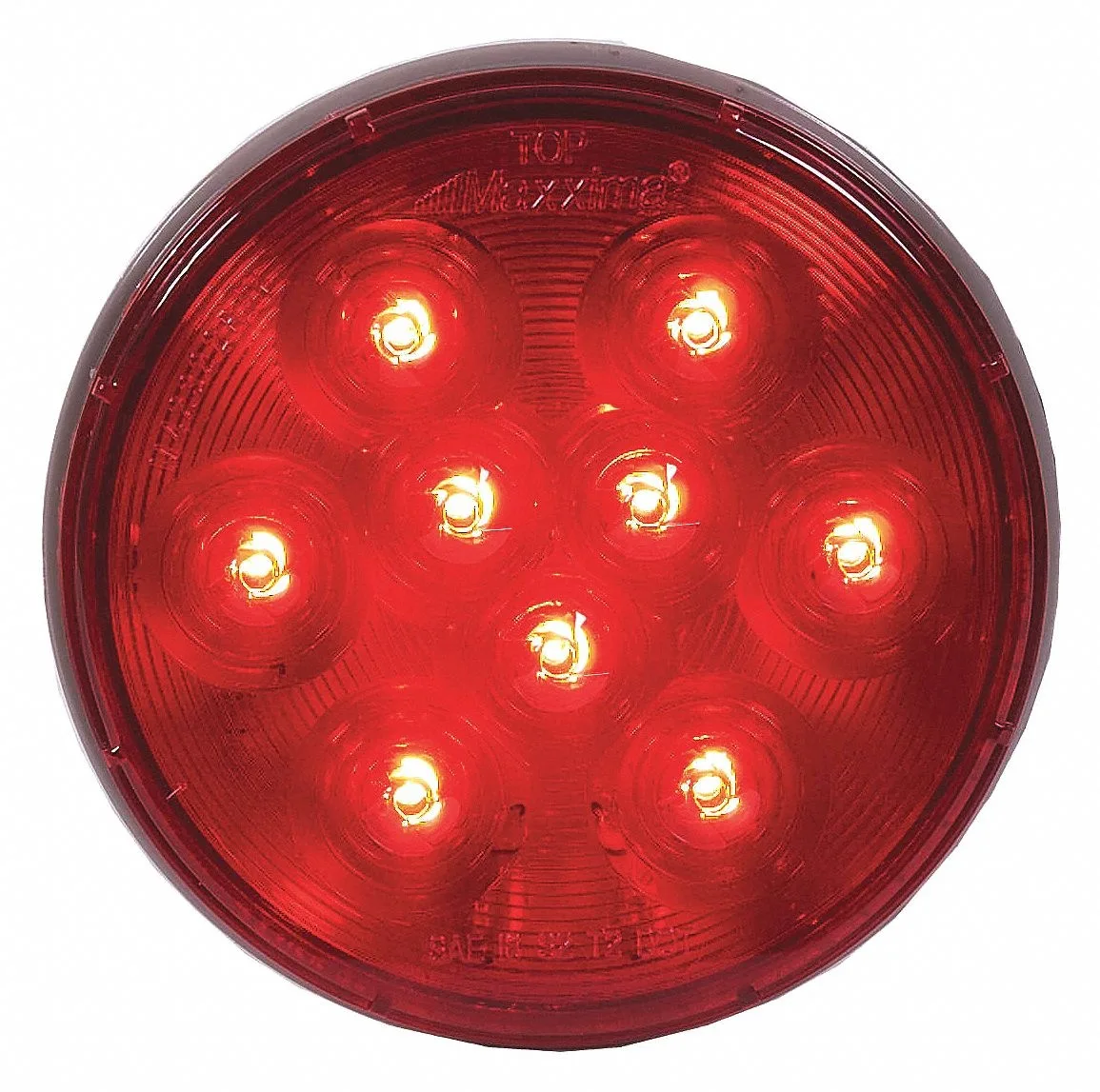 Maxxima Maxxima M42322R Stop/Tail/Turn Light, Round, 4-1/4" Dia. traffic safety equipment — product photo