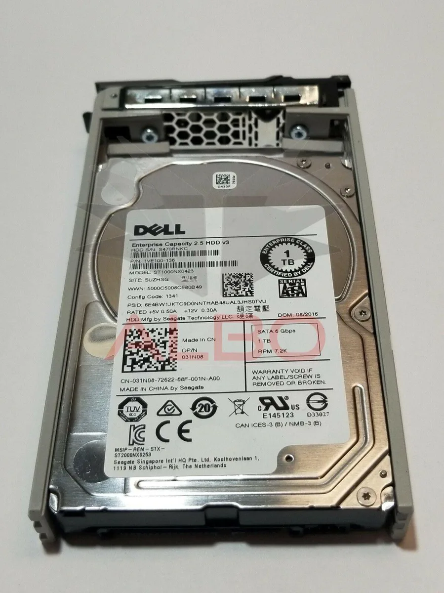 DELL DELL ST1000NX0423 1TB SATA 2.5" 7200RPM internal hard drive — product photo
