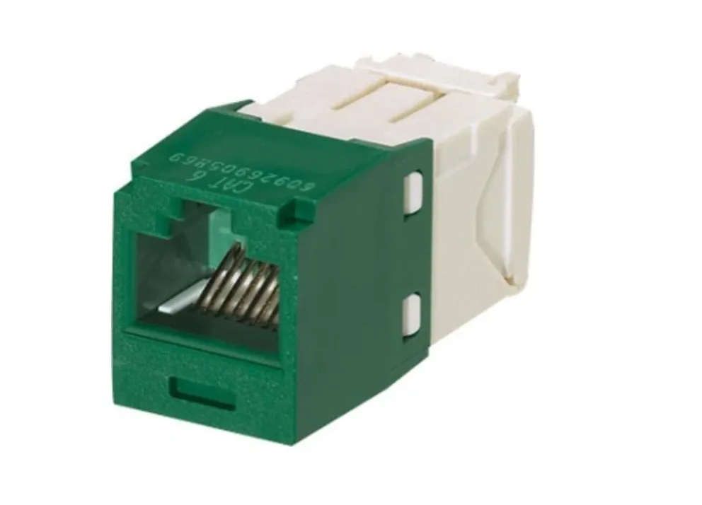 Panduit Panduit CJ688TGGR-24 Mini-Com TX6 Plus Green RJ-45 Network Connector handheld pcs accessory — product photo
