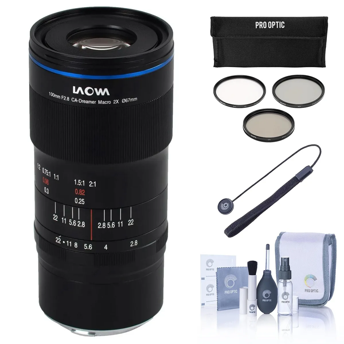 Venus Optics Venus Optics Laowa 100mm f/2.8 2X Ultra Macro APO Lens for Nikon Z with ProOptic 67mm Filter Kit — product photo