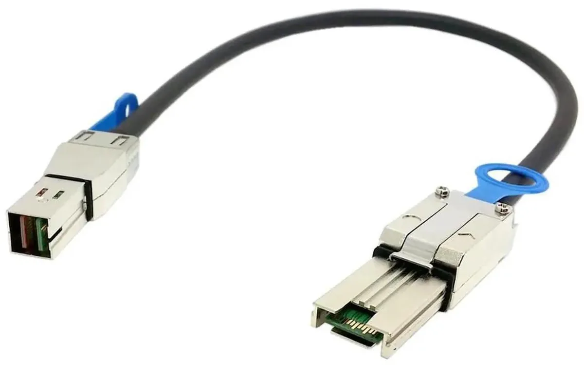 SMUGDESK SMUGDESK Mini SAS HD SFF8088 26Pin to SFF8644 1M SAS Cable — product photo