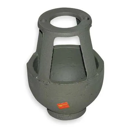 Cast iron air gap trap with NPT connections