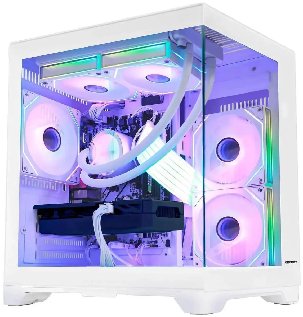 Hoengager Hoengager RTX 5070 12GB Gaming PC AMD Ryzen 7 5700X 16GB DDR4 1TB 650W — product photo