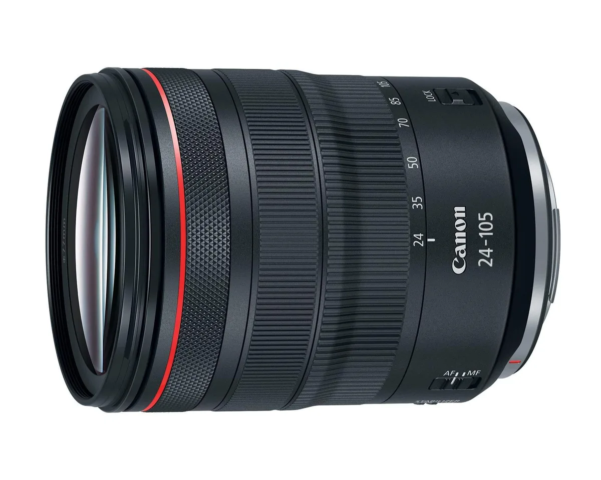 Canon Canon RF 24-105mm f/4L IS USM camera lens — product photo