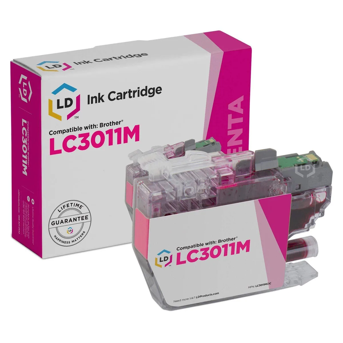 Brother Brother LC3011M Magenta Ink Cartridge (genuine brands) 200 pages — product photo