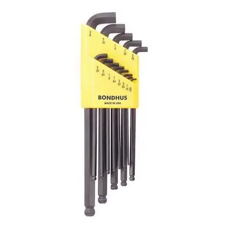 Bondhus Bondhus 16537 13PC Stubby Balldriver L-Wrench Set — product photo