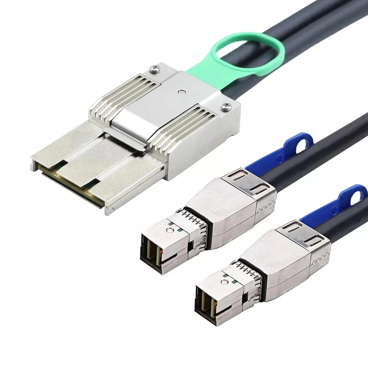 Vszerda Vszerda Mini SAS HD SFF-8088 68P Male to 2× SFF-8644 36P Male Cable 100CM — product photo