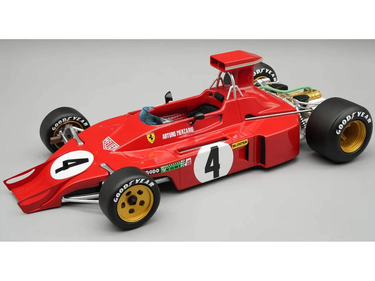 Tecnomodel Tecnomodel Ferrari 312B3-73 #4 F1 Mythos 1/18 Limited 50 hobby collectible — product photo
