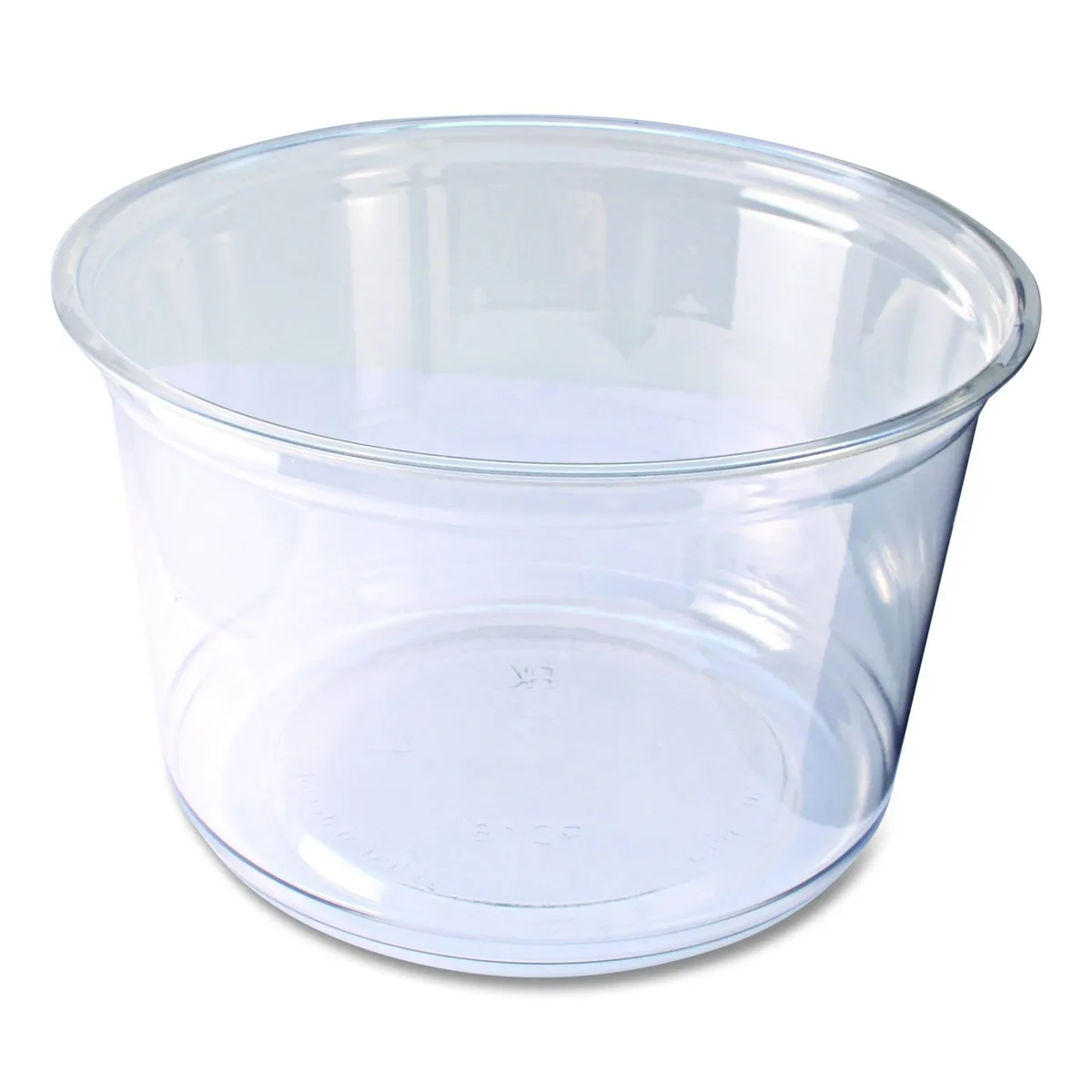 Fabri-Kal Fabri-Kal Recycleware Round Deli Container 16 oz 4.6" Clear 500/Carton — product photo