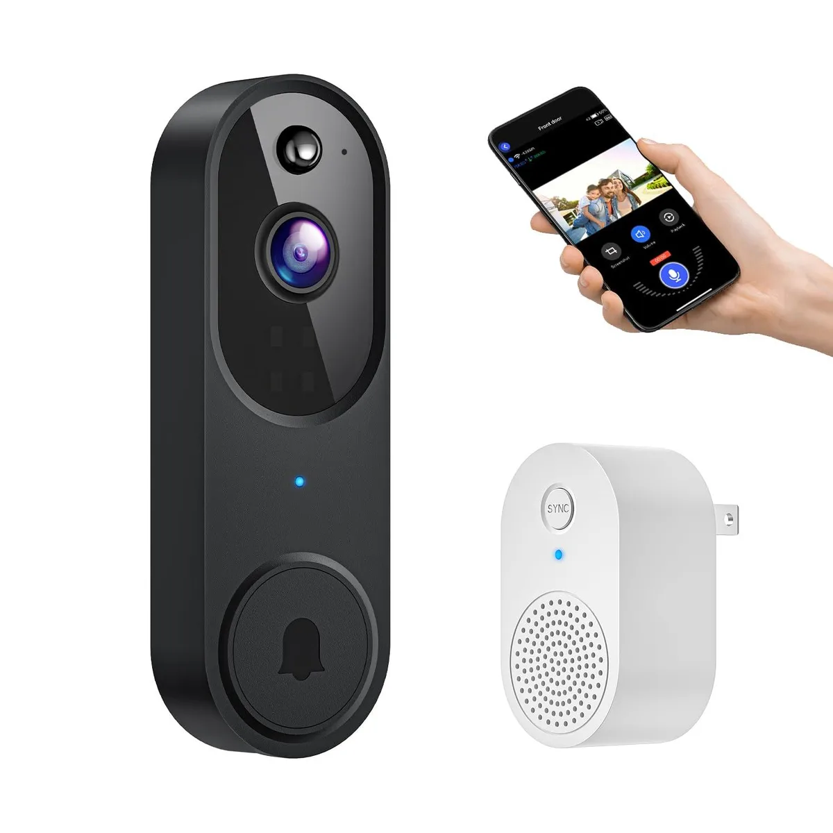  Annke M20 Smart Wi-Fi Doorbell Camera 1080p 2.4GHz Wi-Fi with Chime — product photo
