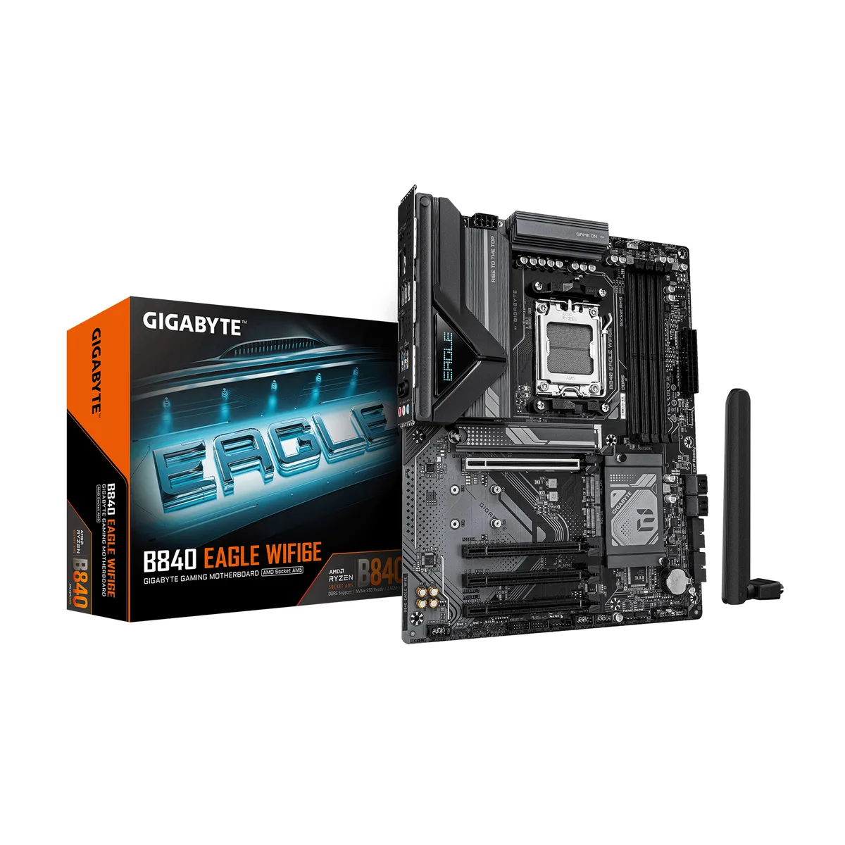 GIGABYTE GIGABYTE B840 EAGLE WIFI6E AMD motherboard — product photo