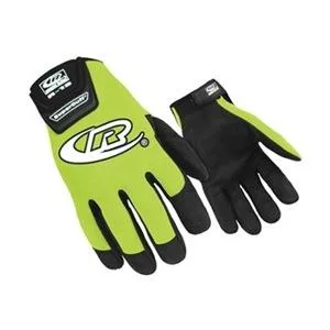 RINGERS GLOVES RINGERS GLOVES 138-11 Mechanics Gloves XL High-Visibility Yellow Reinforced personal protective equipment — product photo