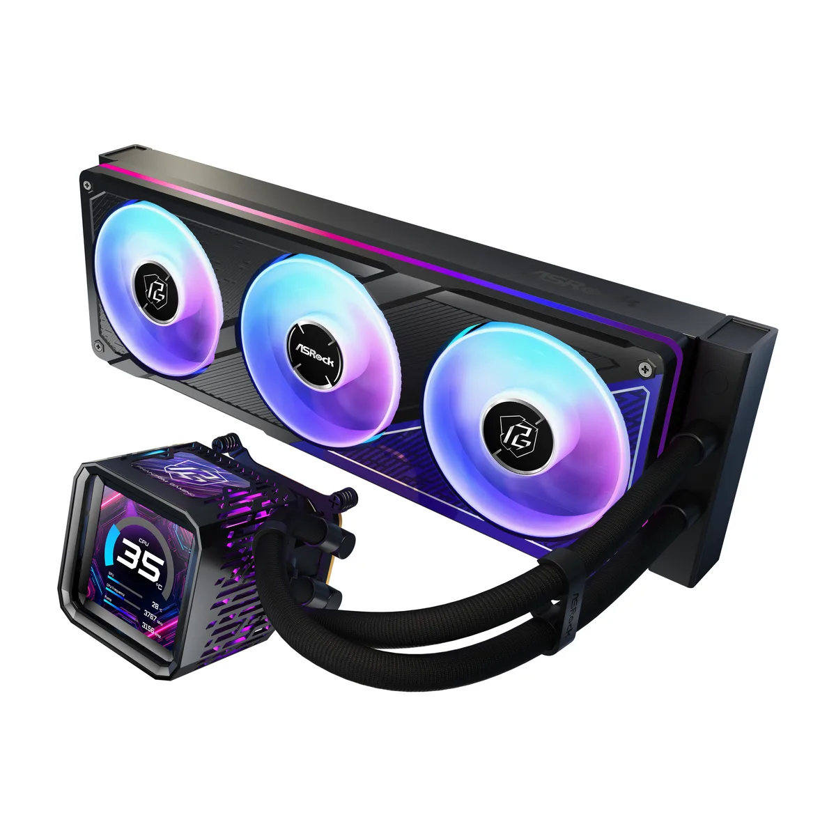 ASRock ASRock Phantom Gaming 360 LCD liquid cooler — product photo