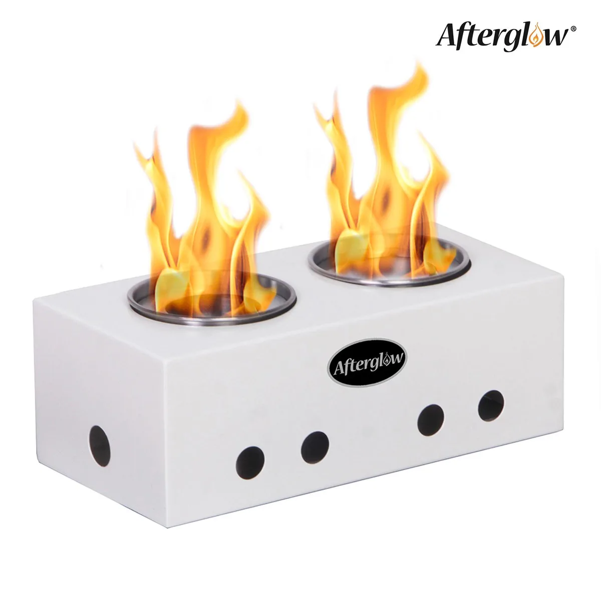 Afterglow Afterglow Steel Tabletop Fire Pit White — product photo