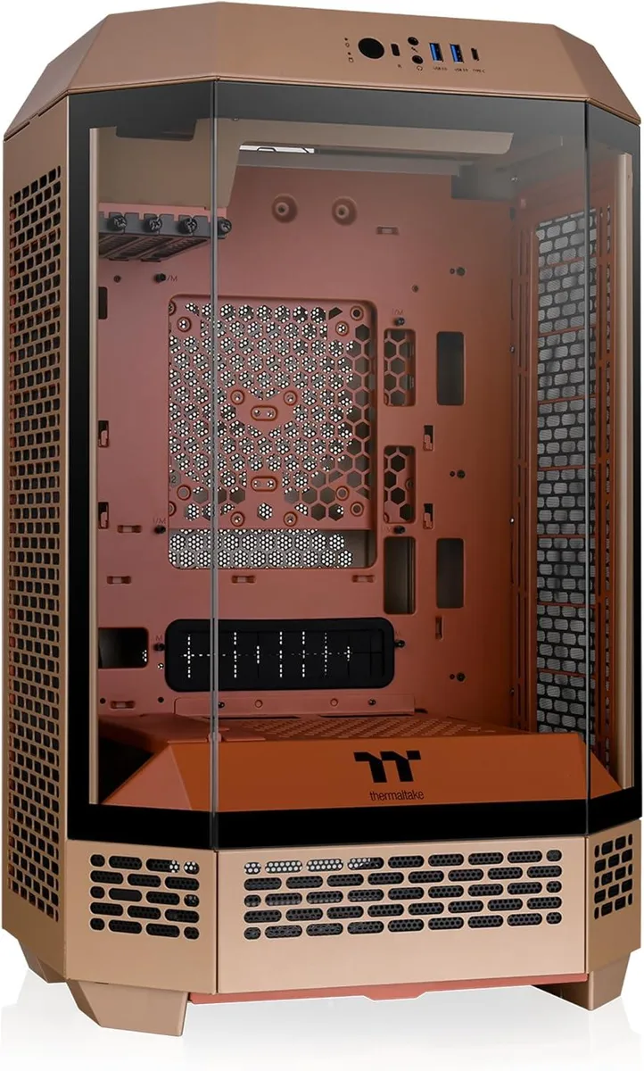 Thermaltake Thermaltake Tower 300 Gravel Sand Micro-ATX PC Case CA-1Y4-00SGWN-00 — product photo