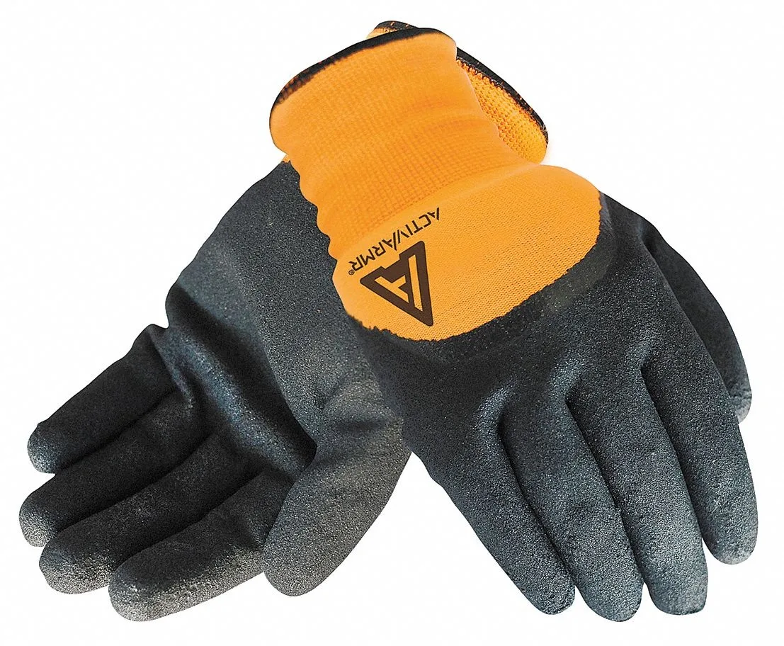 ANSELL ANSELL 97-011 Cut Resistant Gloves Black/Orange Size 9 PR — product photo