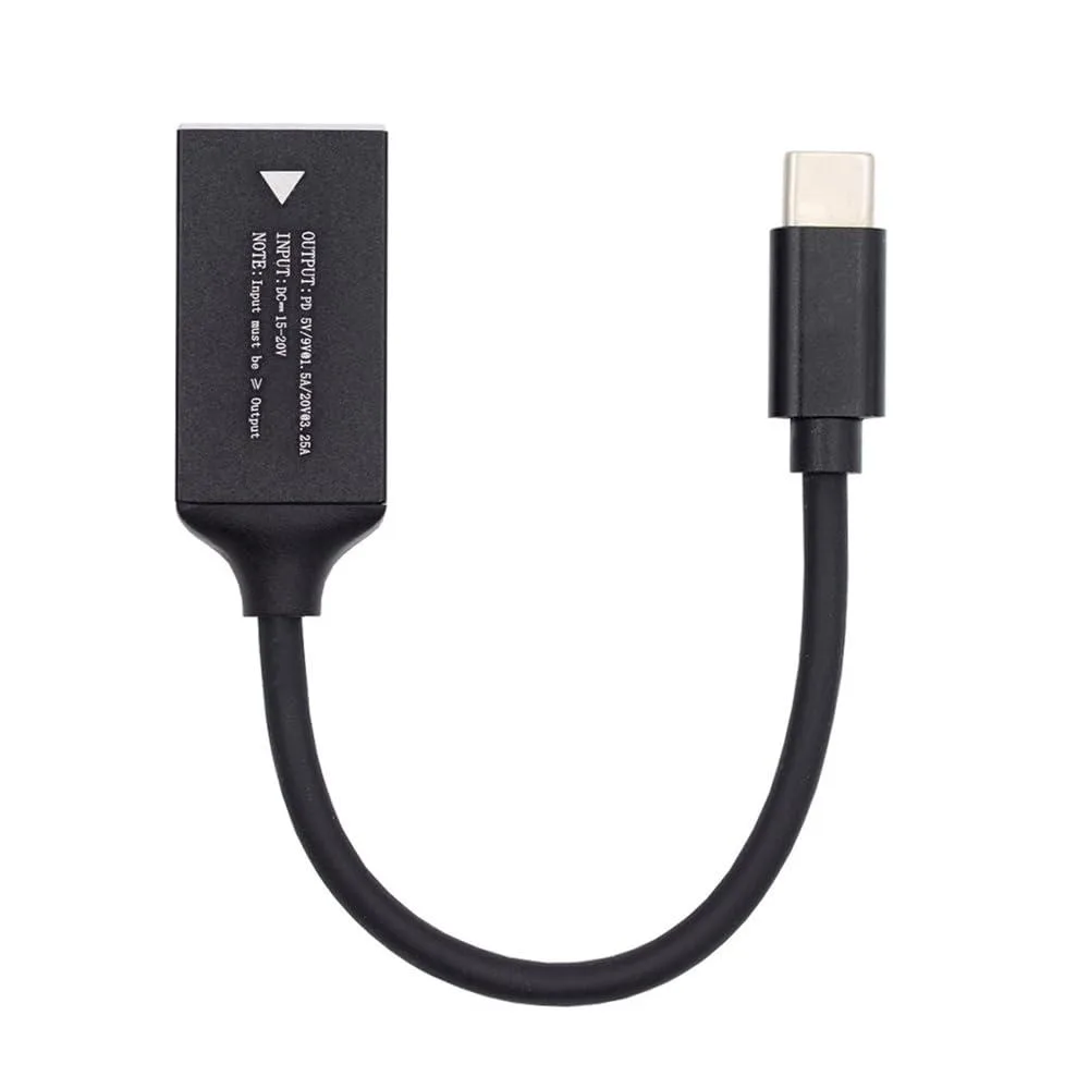Fervit Fervit Rectangle Jack Thinkpad X1 to USB-C Charge Cable 65W PD 9V 15V 20V — product photo