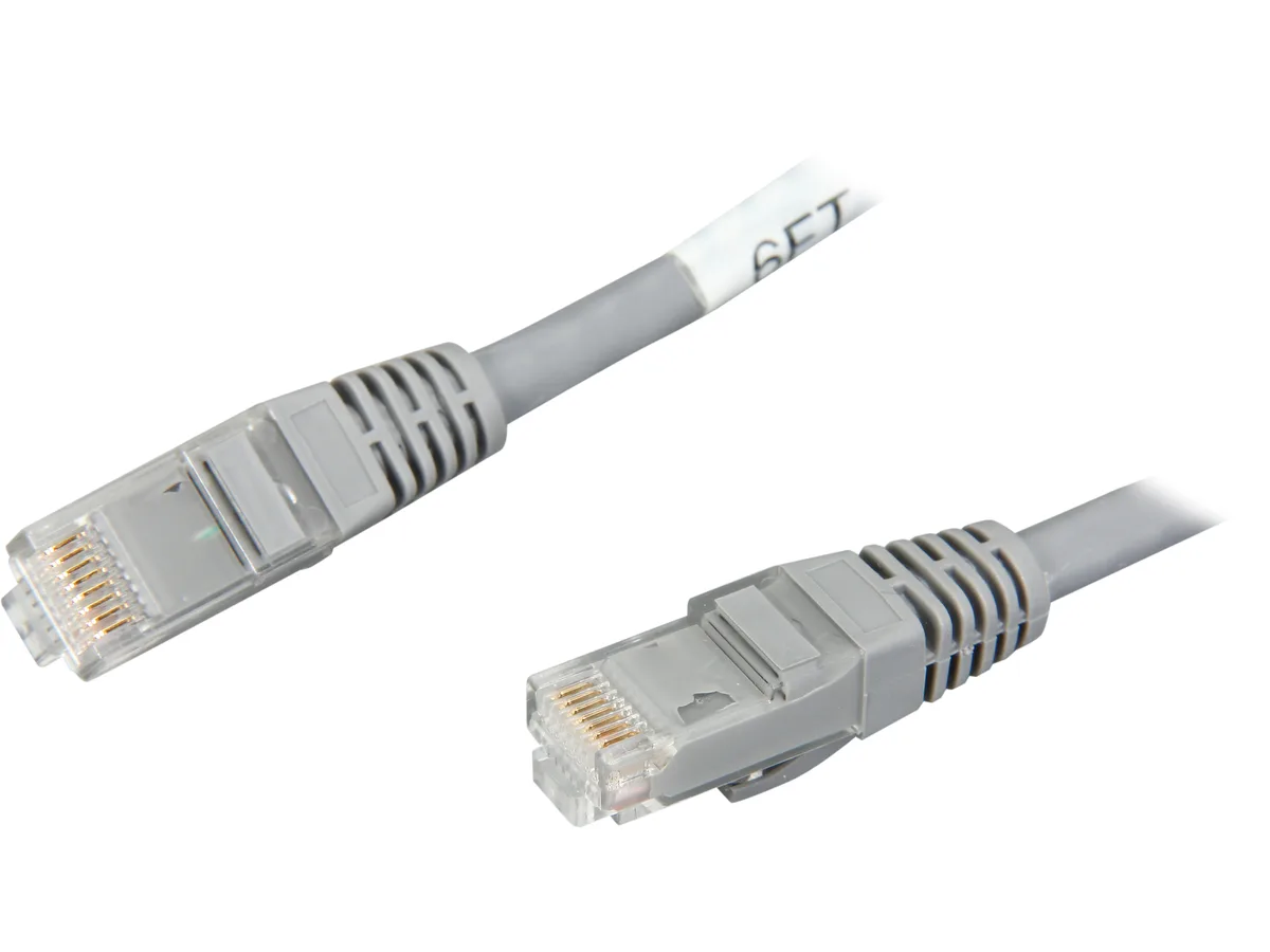 Cables To Go Cables To Go 03967 network ethernet cable Cat6 RJ-45 6 ft Grey — product photo