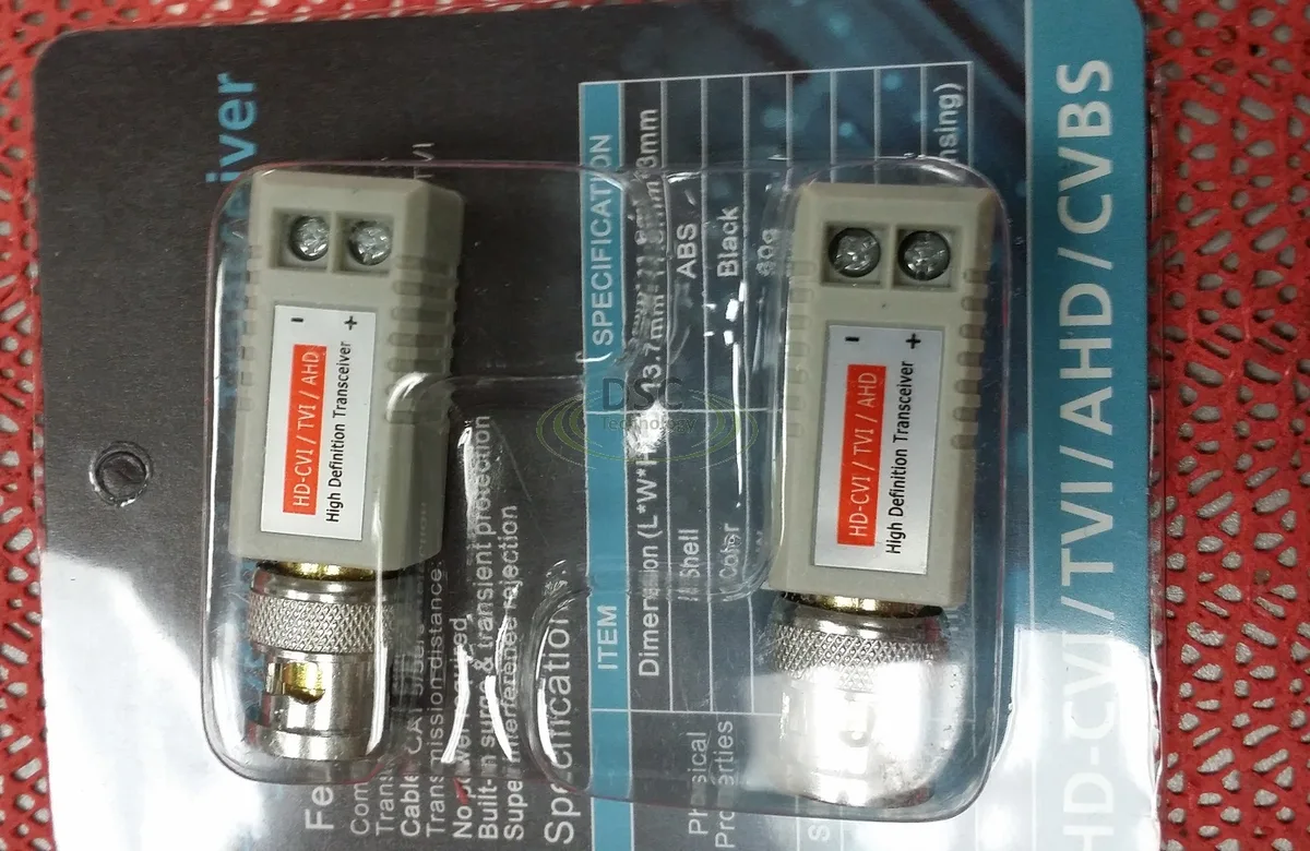 DiySecurityCameraWorld DiySecurityCameraWorld 12-Piece HDCVI/TVI/AHD Video Balun Kit — product photo