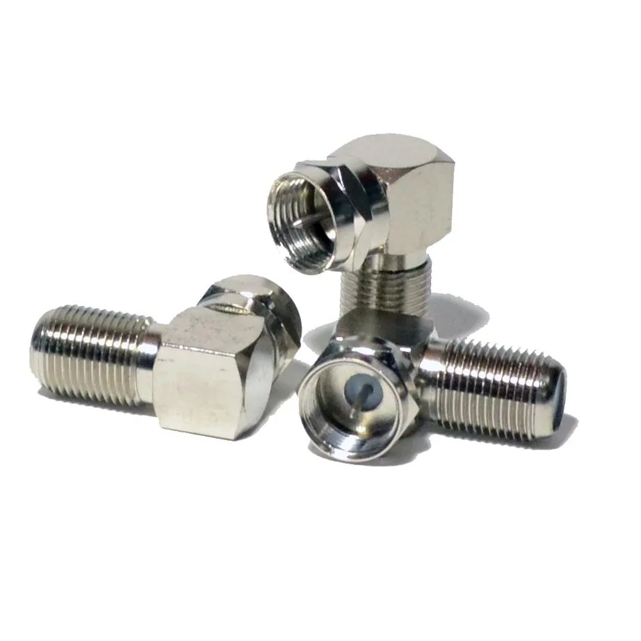 Logico Logico 50 Pack 90 Degree F RG6 RG59 Coaxial Adapter — product photo