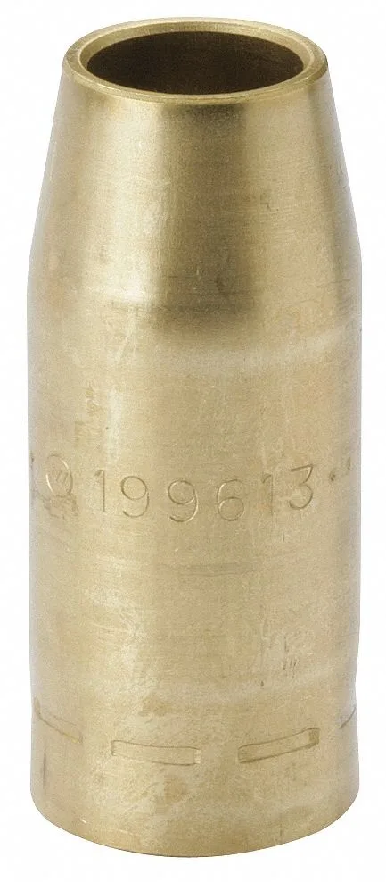 Miller Enterprises Miller Enterprises 130831 5/8 in Bore Brass Screw On Welding Nozzle — product photo