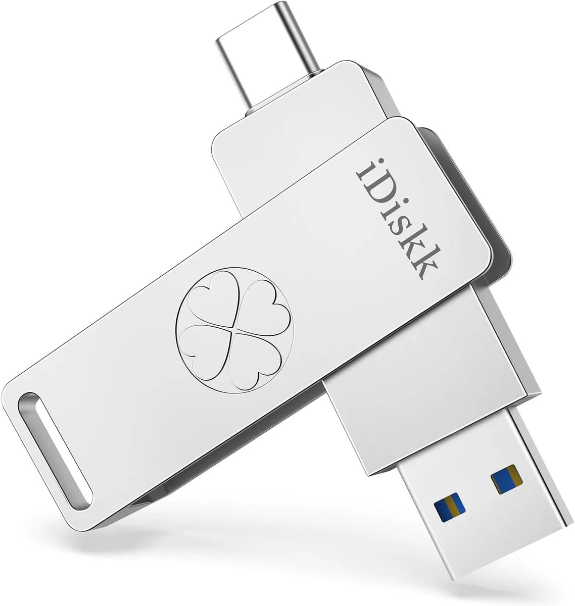 iDiskk iDiskk USSD-128GB 128GB 500MB/s USB-C USB-A 3.2 Photo Stick memory card — product photo