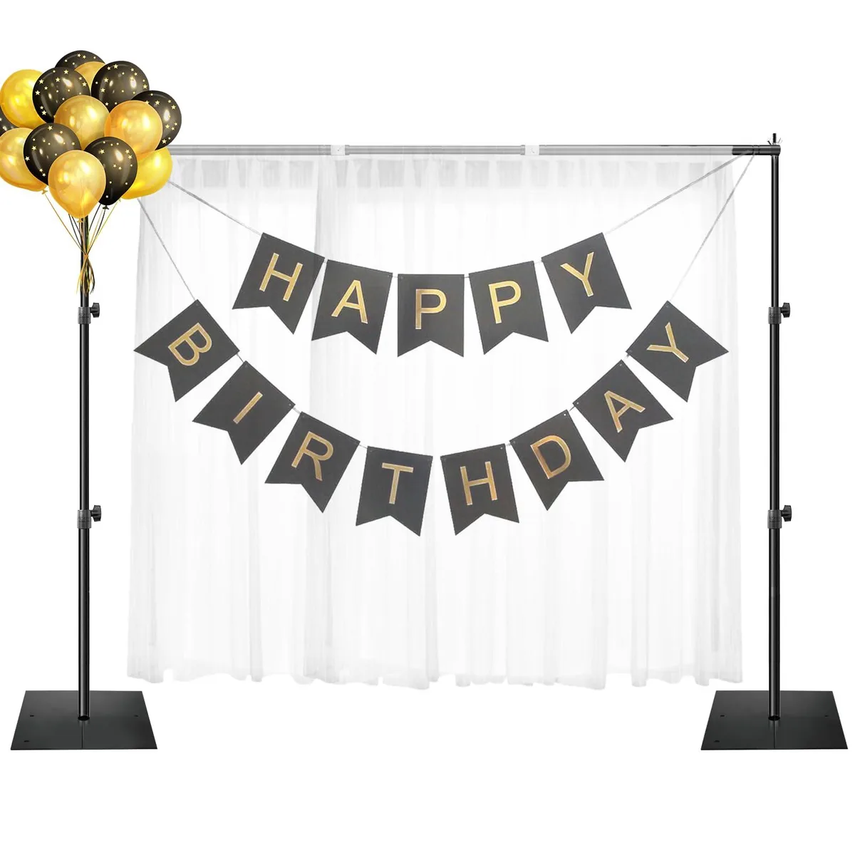 Neewer EM-BS-T Backdrop Stand 6.5x10 ft Black — product photo