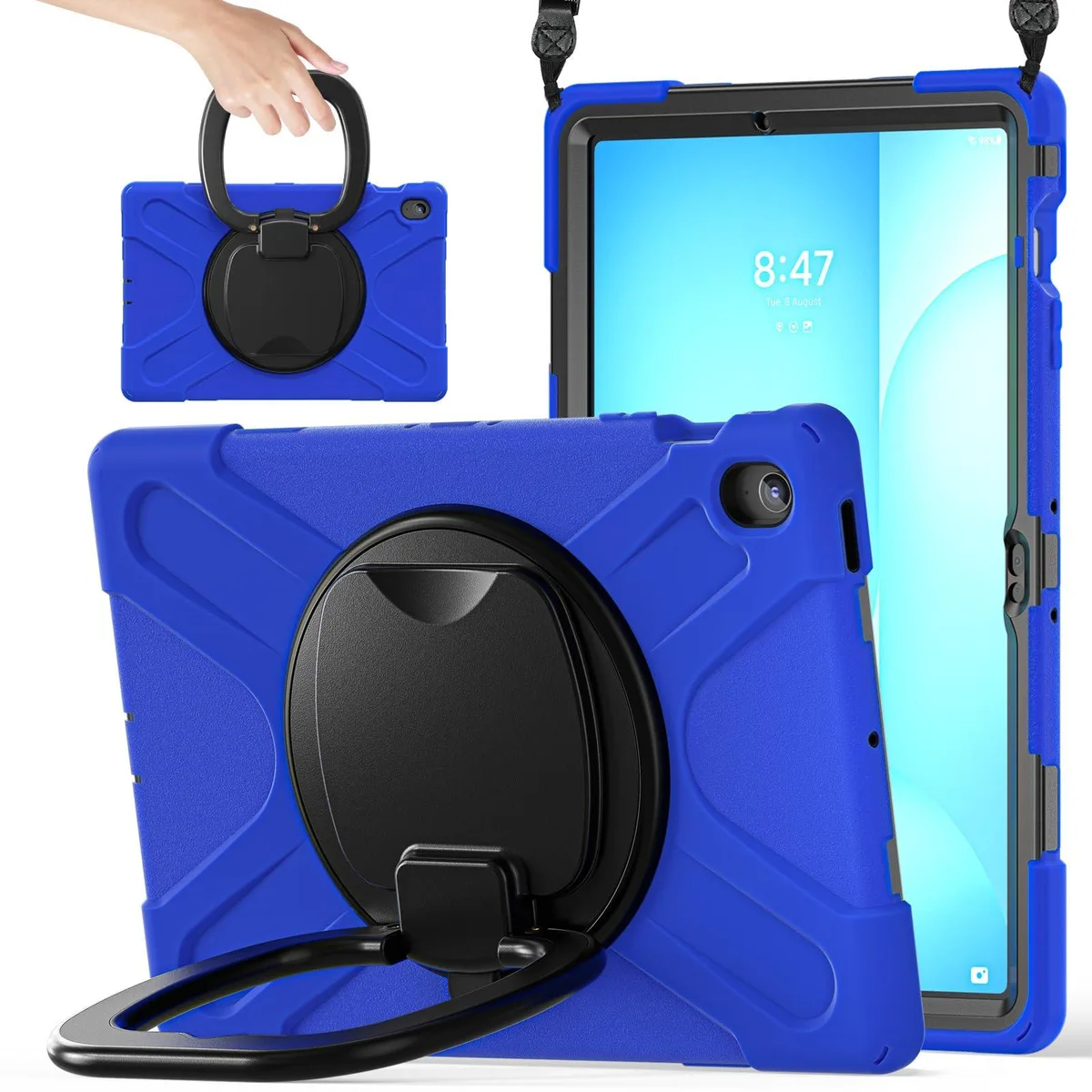 Timoom Timoom SM-X620 rugged silicone case 13.1 inch 2025 blue — product photo
