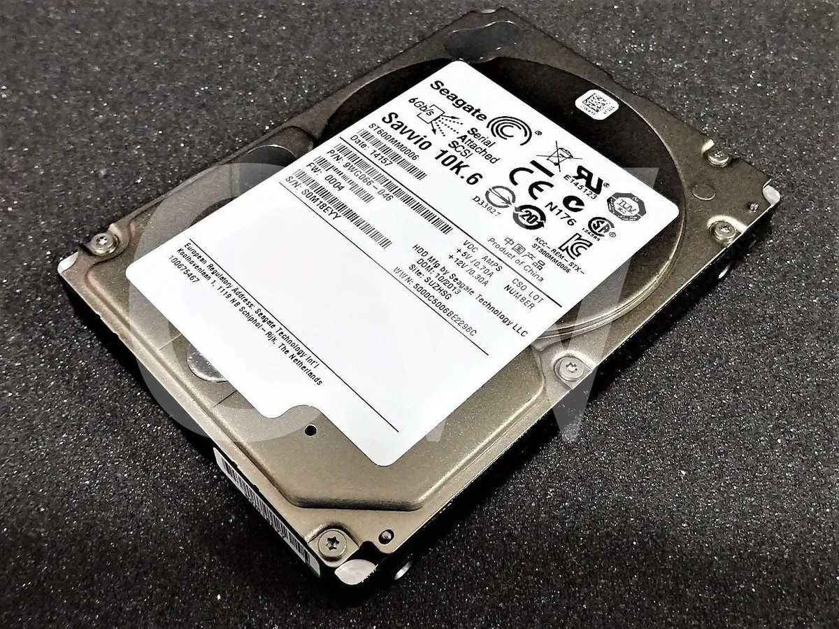 Seagate Seagate ST600MM0006 600GB 10000RPM 6Gbps 2.5" SAS internal hard drive — product photo
