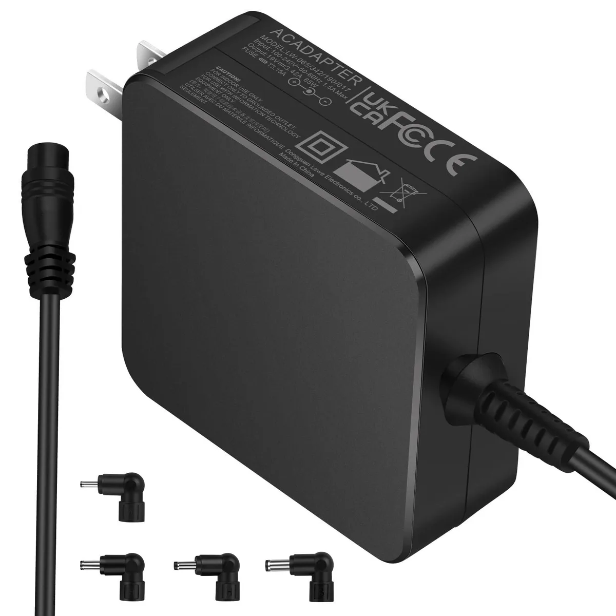  Fancy Buying 65W AC Adapter for Asus 4 Connectors 3.0x1.1mm 4.0x1.35mm 4.5x3.0mm 5.5x2.5mm — product photo