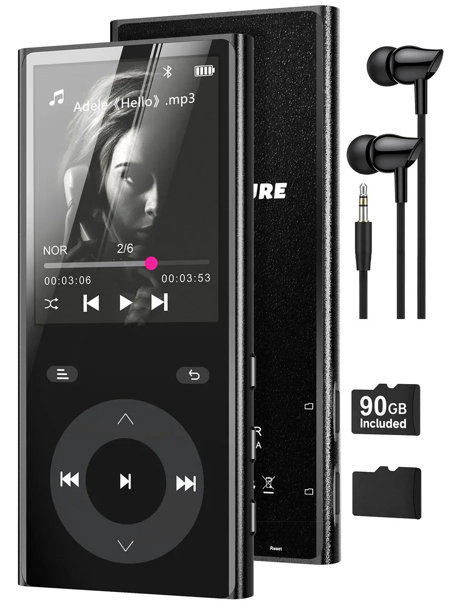  PlayerPure A9 90 GB MP3 player with Bluetooth 5.3 — product photo