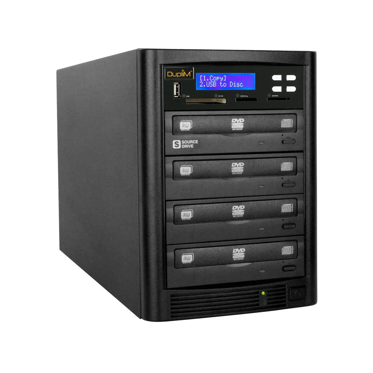 DupliM Inc DupliM Inc 1:3 DVD CD Flash Copy Tower Duplicator — product photo