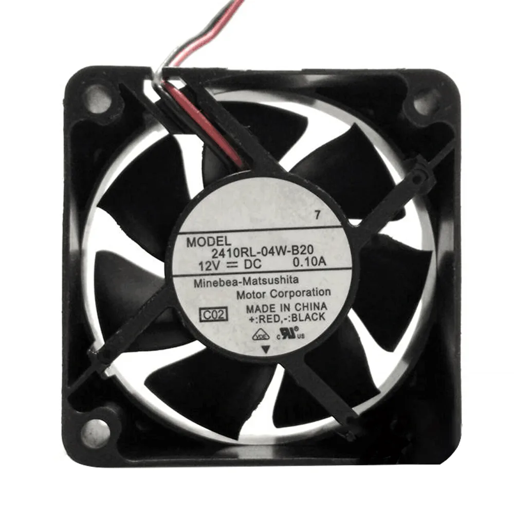 Fans Fans 2410RL-04W-B20 case fan 60x60x25mm 12V 0.12A 4000RPM 54.7CFM 48Pa 41dBA — product photo