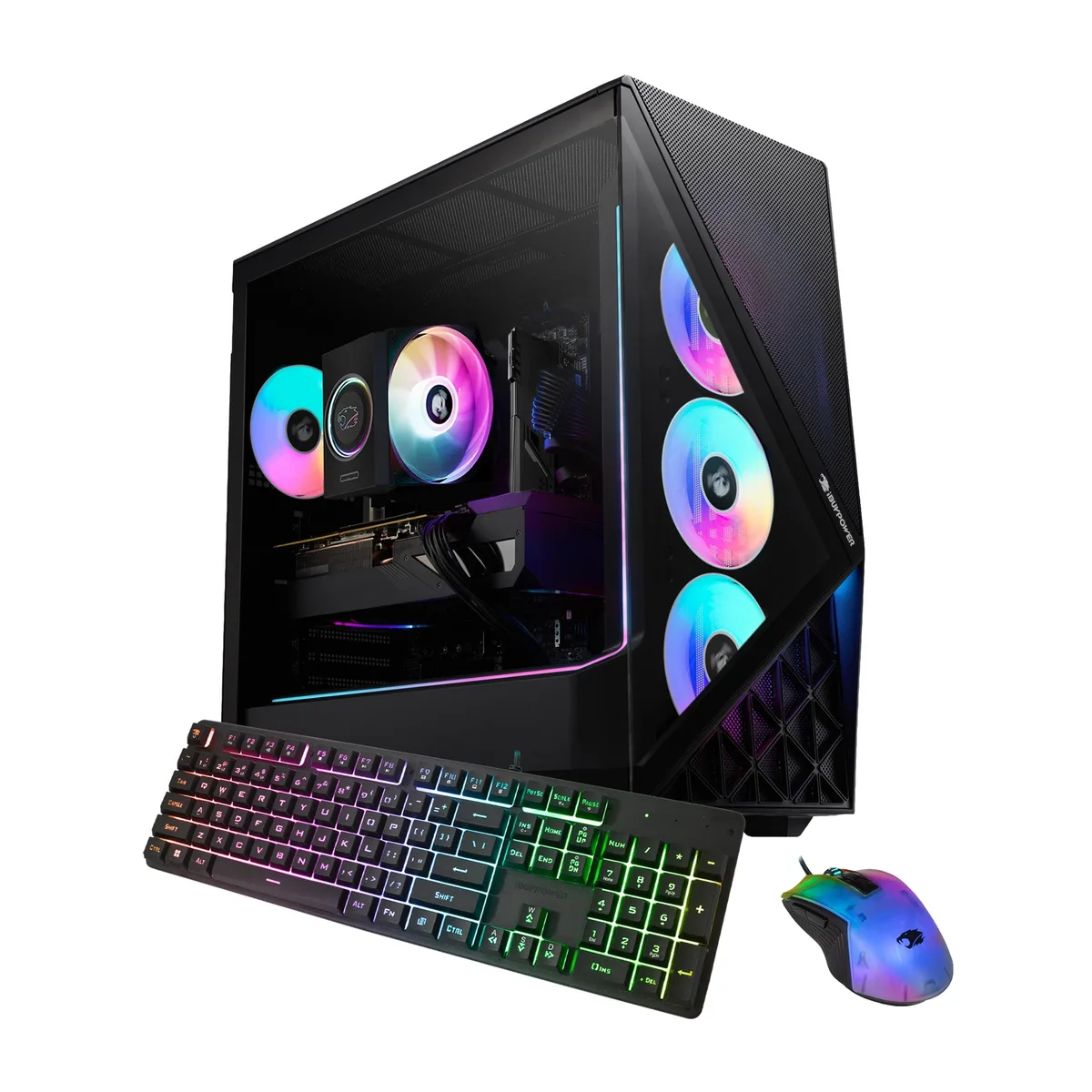 iBUYPOWER iBUYPOWER SBI5N56T01 Gaming PC Intel Core Ultra 5 250KF Plus RTX 5060Ti 16GB DDR5 1TB NVMe — product photo