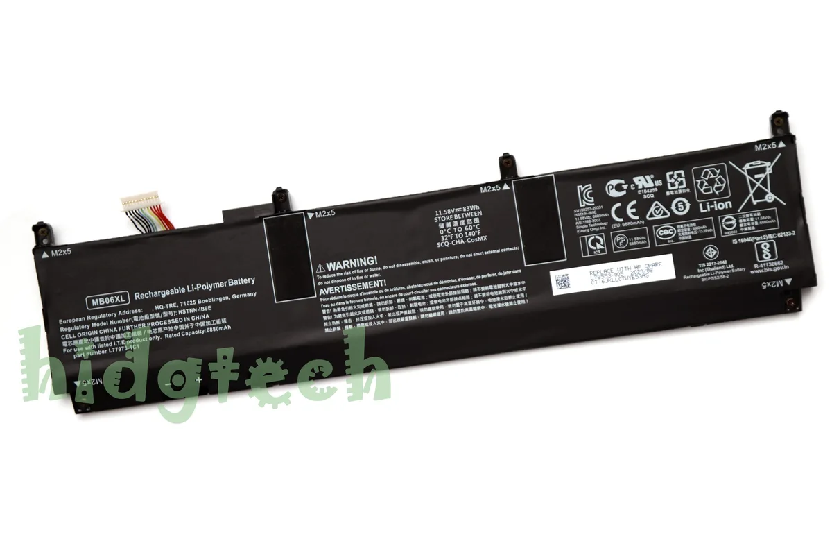 Beisite Beisite MB06XL 11.58V 83Wh laptop battery — product photo